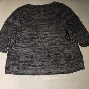 Nick&Zoe Mixy Grey Knit Sweater-M